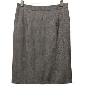 Gucci Houndstooth Wool Skirt